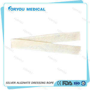 Balutan luka perak <span class=keywords><strong>alginate</strong></span> perawatan luka Kalsium alginat bantalan luka trauma diabetes penutup serat operasi - Product Image 4