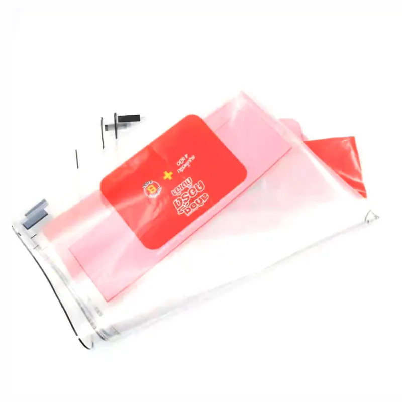 Stampa personalizzata di calore sacchetto di plastica in PE trasparente Shrink imballaggio rotoli di pellicola