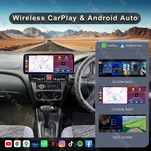 วิทยุติดรถยนต์ระบบ <span class=keywords><strong>Android</strong></span> หน้าจอ HD ขนาด 12.3 นิ้ว รุ่นใหม่ล่าสุด พร้อมระบบเล่นวิดีโอ รองรับ Carplay สำหรับรถยนต์ Nissan Lannia ปี 2004-2005 - Product Image 2