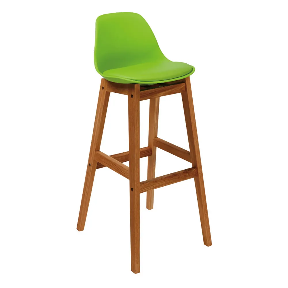 High quality adjustable antique wooden high stool bar stool modern wood chair for bar