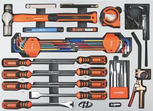 Carro de herramientas móvil de servicio pesado profesional de 426 piezas con cajones, juego de herramientas automotriz integral para mecánicos maestros - Product Image 4