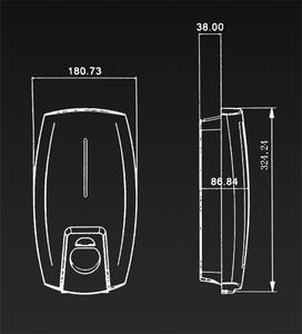 Chargeur de voiture électrique en gros Ocpp 1.6 Mennekes GBT 32a 3 phases 7kw Wallbox Station de recharge rapide électrique Chargeur de voiture électrique Piles Wallbox - Product Image 3