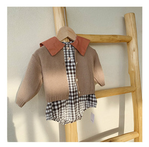 Vente flash - Manteau chaud d'hiver et d'automne, couleur unie, cardigan en tricot, vêtements pour bébé garçon et fille, pull en tricot pour bébé - Product Image 6