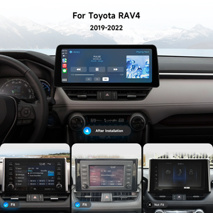 Autoradio multimédia Android Dasaita avec Carplay et <span class=keywords><strong>aide</strong></span> au stationnement pour Toyota RAV4 5ème génération 2019-2022 Lecteur DVD de voiture - Product Image 3