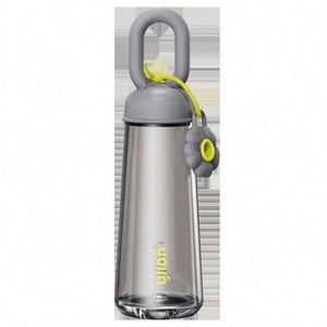 Petals-Shaped Reusable Water Bottlefood Safe <b>Plastic</b> Drinkwarehigh-Value Portable Car Cupstraw Adults Outdoor Useunbreakable - Product Image 6