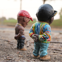 Leyenda Hip Hop rapero conmemorativo hecho a mano resina estatua Bobblehead muñecas figuritas de resina personalizadas