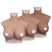 Eta-grosse poitrine réaliste, faux seins, poitrine Drag Queen, Shemale Ladyboy, faux seins en Silicone