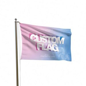 Outdoor Advertising Wholesale 150D Polyester Flying Customized Logo Printing 3*5ft Custom <b>Flags</b> - Product Image 6