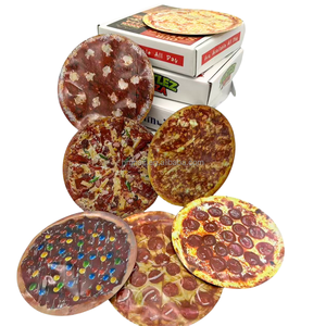 Disponibile: Confezione Speciale Cali Pack da 3,5g, 8 Pezzi, a Forma di Pizza, Sacchetti Ziplock Fustellati per Erbe Secche, Set di Scatole per Imballaggio Alimentare - Product Image 1