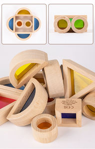 בניין קשת <span class=keywords><strong>Stacker</strong></span> פרקט לערום בלוקים מונטסורי למידה בגיל רך צעצועים חינוכיים עבור תינוק פעוטות ילדים בני בנות - Product Image 4