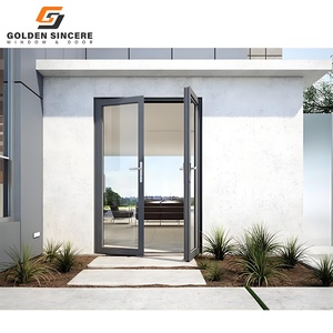 Pont thermique en aluminium GS Portes à battants en aluminium Style ouvert Isolation thermique Réduction du bruit - Product Image 6