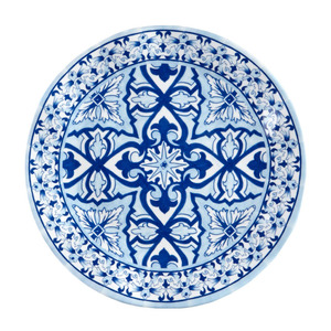 Assiettes de table en mélamine marocaines, rondes, au design personnalisé, bon marché - Product Image 1