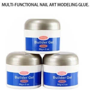 Nouvelles extensions d'ongles en gel UV transparentes, blanches et roses, populaires, <span class=keywords><strong>56</strong></span> g, sans douleur, pour extension des mains - Product Image 3