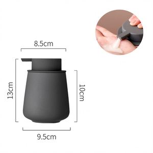 เครื่องจ่ายสบู่แบบมีฟองขนาด300มล. ขวดแชมพูขวดเซรามิกสำหรับใช้ในห้องน้ำครีมนวดผมล้างมือขวดเปล่า - Product Image 2