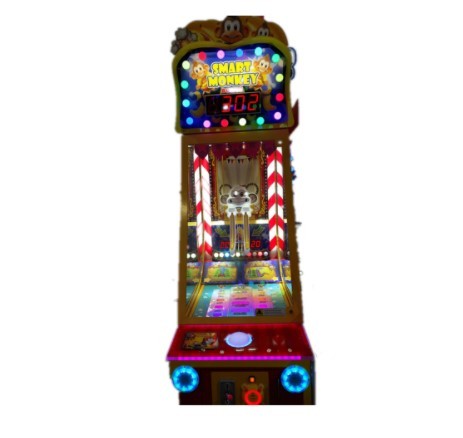 Top Sale  Indoor Amusement  Coin Operated Arcade Smart Monley Lottery Ticket Redemption Game Machine For Sale
