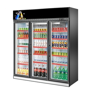 Negozio di alimentari porte in vetro A Piedi in frigo per il latte/Bevande/acqua - Product Image 3