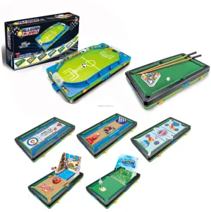 Familie Speelt Thuis Wedstrijden 7 In 1 Multi-Game Tafel Met Voetbal & Snooker