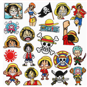 Parches Bordados de Dibujos Animados Estilo Japonés, Parches Termoadhesivos de PVC para Prendas, Bolsos y Decoraciones, Parche Decorativo - Product Image 1