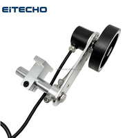 Compteur de pas 1000 impulsions, encodeur rotatif à roue poussoir-tiroir avec roue en caoutchouc antidérapante de 200mm, 250mm, 300mm, 360mm, 400mm, 500mm, type T