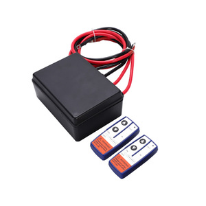 Caja de control de cabrestante eléctrico, control remoto inalámbrico de 12V para automóvil, 250A, plástico, negro - Product Image 1