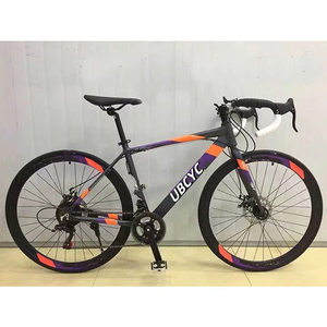 Vélo <span class=keywords><strong>de</strong></span> <span class=keywords><strong>route</strong></span> pour adultes en alliage d'aluminium <span class=keywords><strong>de</strong></span> haute qualité / Vélo <span class=keywords><strong>de</strong></span> course à 21 vitesses pour hommes / 700C avec frein à disque et cadre entièrement amorti - Product Image 4