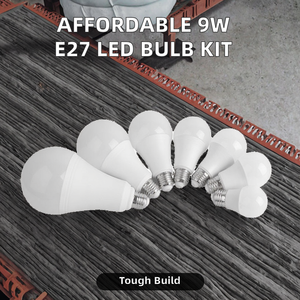 Bombillas LED E27 Blancas de 9W, Fuente SMD, Chip SKD 2835, Fuente de Alimentación de CC, Certificación RoHS, Temperatura de Color de 2700-10000K, Garantía de 1 Año, CRI 80 - Product Image 2