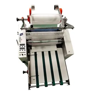 Home Use Advertising Company Paper Plate Lamination And Mechanic Vacuum Laminating Machine For Straight Screws