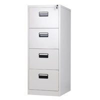 Armoire à dossiers en métal avec 3 tiroirs et système de verrouillage centralisé