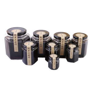 Grosir Stoples Madu Kaca Transparan Bentuk Heksagonal 45ml 60ml 80ml 100ml 180ml 280ml 380ml 500ml 730ml Tersedia - Product Image 2