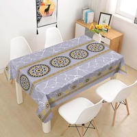Nappe Imperméable à Motifs Rectangulaire Décorative pour la Maison, la Salle à Manger et la Cuisine