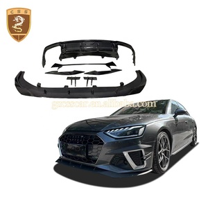Kit carrosserie large personnalisé en fibre de carbone style AT avec séparateur <span class=keywords><strong>avant</strong></span> et diffuseur arrière pour Audi A4 - Product Image 1