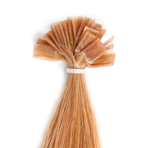 Extensions de cheveux européens pré-collés à la kératine Sens Flat, couleur 15 Miel, 25 mèches, 100% cheveux Remy, lissés - Product Image 1