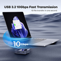 Cartouche de disque dur YC-2230-M2 SSD USB3.2 Gen2 10Gbps Solid-State Drive 4 en 1 M.2 NVME/SATA Protocol Hard Drive Enclosure