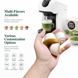 แคปซูลมัทฉะขายส่ง ใช้ได้กับเครื่อง Dolce Gusto ชาเขียวออร์แกนิกเพื่อสุขภาพ บรรจุภัณฑ์แบบแพ็คใหญ่ ราคาโรงงาน - Product Image 3