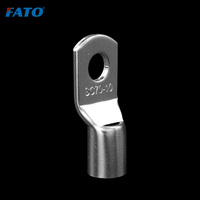 FATO SC câble cosse fil à sertir étamé électrique Non isolé rond batterie cuivre terre Tube sertissage bornes cosses avec trou