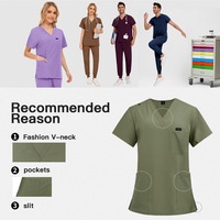 42122 prêt à l'emploi Logo personnalisé hommes affaires et vêtements de travail professionnels gommages médicaux large