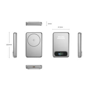 Batería Externa Ultra Delgada de <span class=keywords><strong>10000</strong></span> mAh <span class=keywords><strong>Anker</strong></span> Nano, Paquete de Batería Magnética Ultra Delgada de 5000 mAh, 20W Máx. Ultra Rápida - Product Image 6