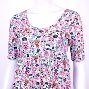 Atkull0l <span class=keywords><strong>SURPRISE</strong></span> — robe d'été respirante à la mode, tenue de dessin animé midi assortie pour famille, nouvelle collection - Product Image 4