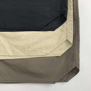 Pantalones cortos informales con cordón transpirables de secado rápido para hombre, técnicas de estiramiento reflectantes teñidas lisas altas, populares en Europa - Product Image 4