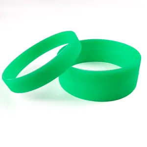 Hochwertige geschäftsgeschenke marken gummi grün sicherheit silikon-armband farbwechsel