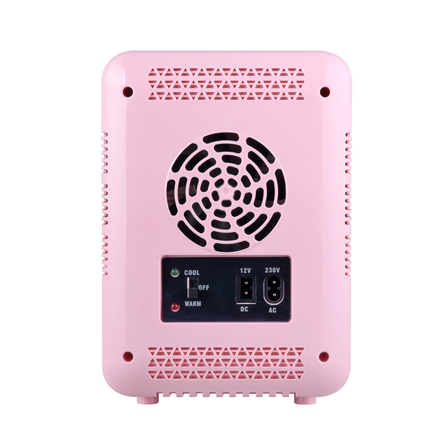 Pink LED Light Door 4L Custom Cosmetic Makeup Skincare Beauty Mini Fridge Small Refrigerators for Skin Care