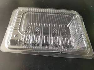 Oferta directa de fábrica barata OPS, contenedor con bisagras de plástico transparente, caja de embalaje desechable con carcasa de almeja - Product Image 2