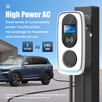 Stasiun Pengisian Daya Kendaraan Listrik New Home MAXPOWER 7kW CCS2 Wallbox dengan Rating IP55 Fast AC EVSE