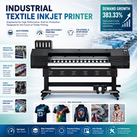 Imprimante jet d'encre textile industrielle pour l'impression de tissus de vêtements de sport, machine d'impression numérique à alimentation automatique