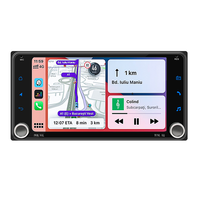 Lecteur multimédia MP5 pour voiture avec écran tactile de 7 pouces, CarPlay sans fil, Android Auto, autoradio Android Toyota