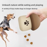 Jouets éducatifs pour animaux de compagnie de vente chaude et transfrontalière écologique Mangeoire pour chien et chat en silicone de qualité alimentaire Gâterie aux champignons résistante à la mastication