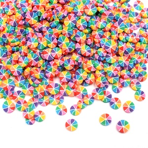 Vente chaude 5mm Doux Non-toxique Polymère Argile Bonbons Tranches Figurine Sprinkles pour Slime Artisanat <span class=keywords><strong>Faire</strong></span> - Product Image 1