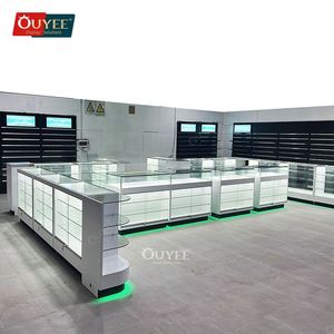 Tùy Chỉnh Khói Cửa Hàng Showcase Cửa Hàng Bán Lẻ Hiển Thị Kính Hiển Thị Tủ Thuốc Lá Thiết Kế Cửa Hàng Thuốc Lá Hiển Thị Tủ Với Đèn - Product Image 2