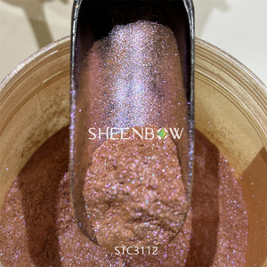 Sheenbow STC serie cosmetici ricolori in Mica perlea scintillante perlescente duocromo ombretto in polvere - Product Image 3