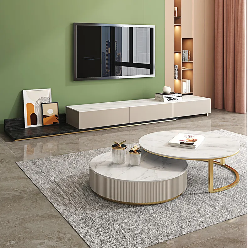 Home furniture designer simple wood modern white high gloss tv stand cabinet for living room coffee table